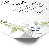 Wir können frühzeitig abwarten Baby Dusche Mama-Os Poster (Ecke)