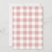 Wir können frühzeitig abwarten Baby Dusche Red Flo Einladung (Rückseite)