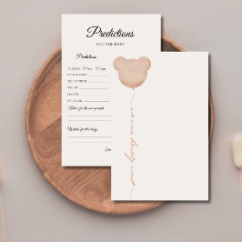 wir können frühzeitig abwarten Baby Dusche Vorhers