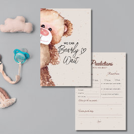 wir können frühzeitig abwarten Baby Dusche Vorhers