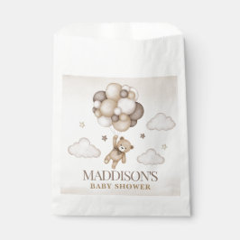 Wir können frühzeitig abwarten Baby Dusche Weiße G Geschenktütchen