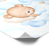 Wir können frühzeitig abwarten Baby Dusche Windeln Poster (Ecke)