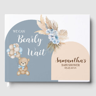 Wir können frühzeitig abwarten Baby Showbook Gästebuch