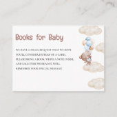 wir können frühzeitig abwarten Babydusche Begleitkarte (Vorderseite)