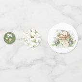 Wir können frühzeitig abwarten Babydusche Confetti Konfetti (Rückseiten)