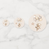 Wir können frühzeitig abwarten Babydusche Confetti Konfetti (Rückseiten)