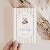 Wir können frühzeitig abwarten Babydusche dank Ihr