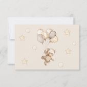 Wir können frühzeitig abwarten Babydusche dank Ihr Karte (Rückseite)