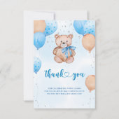 Wir können frühzeitig abwarten Babydusche dank Ihr Karte (Vorderseite)