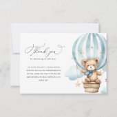 Wir können frühzeitig abwarten Babydusche danke (Vorderseite)