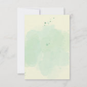 wir können frühzeitig abwarten, Babydusche Dankeskarte (Rückseite)