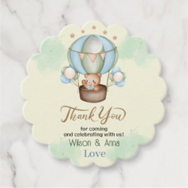 wir können frühzeitig abwarten, Babydusche Geschenkanhänger