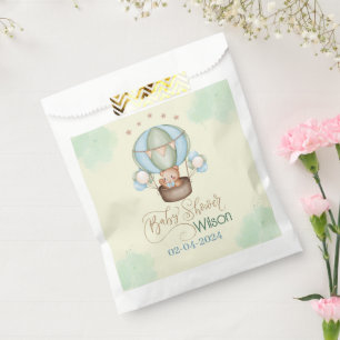 wir können frühzeitig abwarten, Babydusche Geschenktütchen