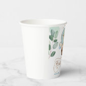 wir können frühzeitig abwarten, Babydusche Pappbecher (Rechts)