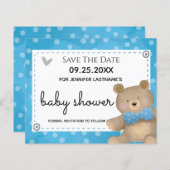 Wir können frühzeitig abwarten Babydusche Save the (Vorne/Hinten)