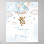 Wir können frühzeitig abwarten Bärenmut Danke, das Poster (Vorne)