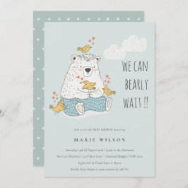 Wir können frühzeitig abwarten, Bärenvögel Babydus Dankeskarte