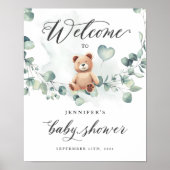 Wir können frühzeitig abwarten - Begrüßungsuntersc Poster (Vorne)