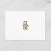 Wir können frühzeitig abwarten, bis Boho Diaper-Um Begleitkarte (Rückseite)