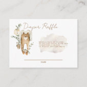 Wir können frühzeitig abwarten, bis Boho Diaper-Um Begleitkarte (Vorderseite)