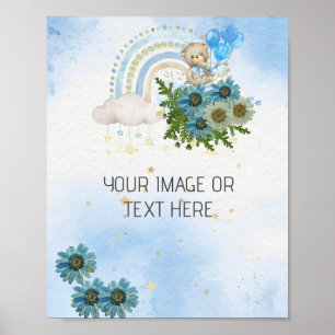 Wir können frühzeitig abwarten, bis Boho Regenboge Poster