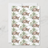 Wir können frühzeitig abwarten, bis das Baby dusch Einladung (Rückseite)