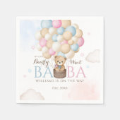 Wir können frühzeitig abwarten, bis das Geschlecht Serviette (Vorderseite)