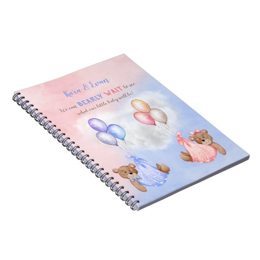 Wir können frühzeitig abwarten, bis die Gender Bär Notizblock (Rechte Seite)