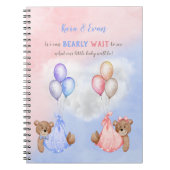 Wir können frühzeitig abwarten, bis die Gender Bär Notizblock (Vorderseite)