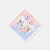 Wir können frühzeitig abwarten, bis die Gender Bär Serviette (Ecke)