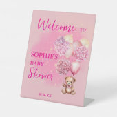 Wir können frühzeitig abwarten, bis rosa Hydrangea Sockelschild (Vorderseite)