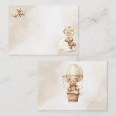 Wir können frühzeitig abwarten BLANK Gender Neutra Begleitkarte (Vorne/Hinten)