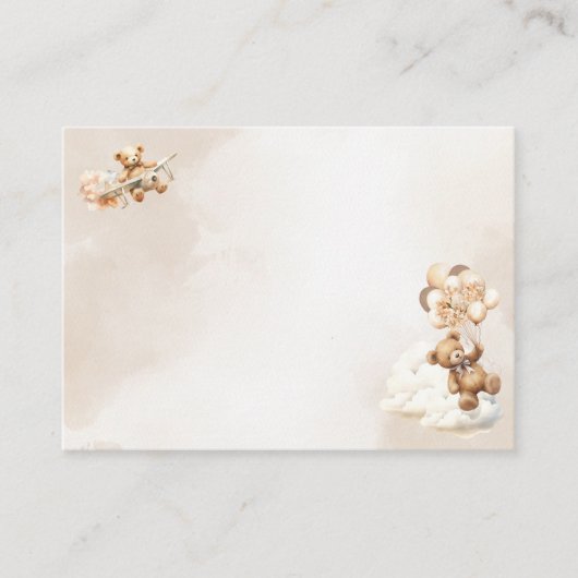 Wir können frühzeitig abwarten BLANK Gender Neutra Begleitkarte (Vorderseite)