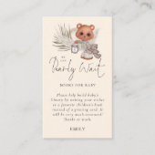 Wir können frühzeitig abwarten Boho Chic Book für  Begleitkarte (Vorderseite)