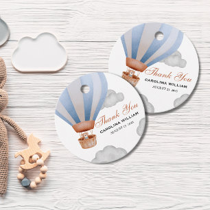 wir können frühzeitig abwarten Boy cub Babydusche Geschenkanhänger