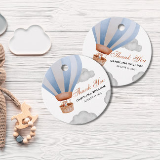 wir können frühzeitig abwarten Boy cub Babydusche Geschenkanhänger