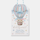 Wir können frühzeitig abwarten Boy Girl Twins Dank Geschenkanhänger (Vorderseite)