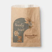 Wir können frühzeitig abwarten Boy Kraft Gefälligk Geschenktütchen (Vorderseite)