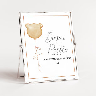 Wir können frühzeitig abwarten, Brown Balloon Wind Poster