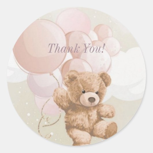 Wir können frühzeitig abwarten, danke runder aufkleber (Vorderseite)