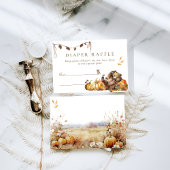 Wir können frühzeitig abwarten, Herbst-Wald-Babydu Begleitkarte