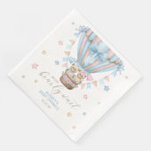 Wir können frühzeitig abwarten Junge Mädchen Twin  Serviette (Ecke)