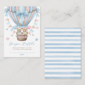 Wir können frühzeitig abwarten Junge Mädchen Twins Begleitkarte (Vorne/Hinten)