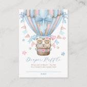 Wir können frühzeitig abwarten Junge Mädchen Twins Begleitkarte (Vorderseite)