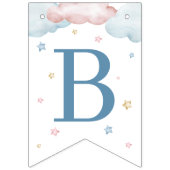 Wir können frühzeitig abwarten Junge Mädchen Twins Wimpelkette (Dritte Fahne)