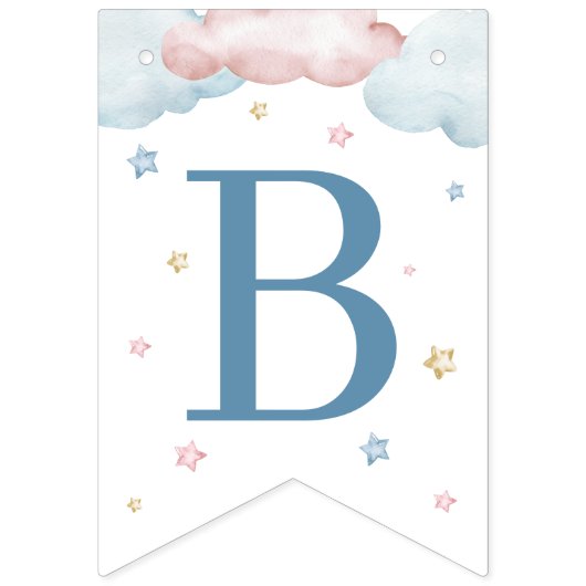 Wir können frühzeitig abwarten Junge Mädchen Twins Wimpelkette (Zweite Fahne)