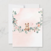 Wir können frühzeitig abwarten - Kinderdusche einl Einladung (Rückseite)