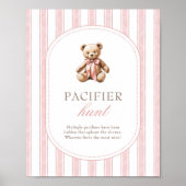 Wir können frühzeitig abwarten Kinderdusche Schnul Poster (Vorne)