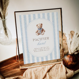 Wir können frühzeitig abwarten Kinderdusche Schnul Poster