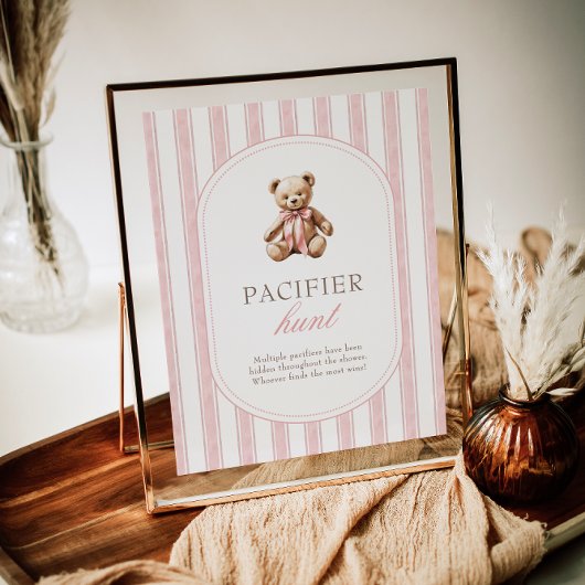 Wir können frühzeitig abwarten Kinderdusche Schnul Poster